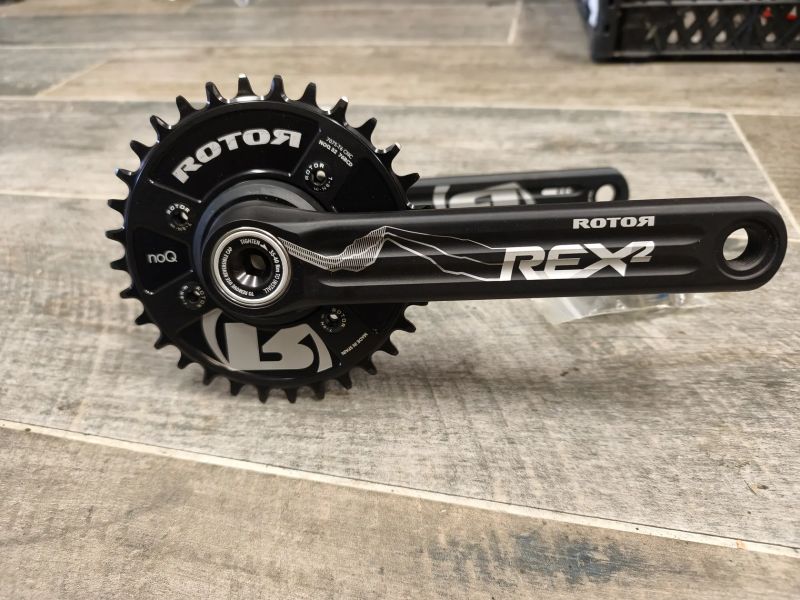 kliky ROTOR REX2 BB30 175mm 7075-T6 CNC 32T NOVÉ