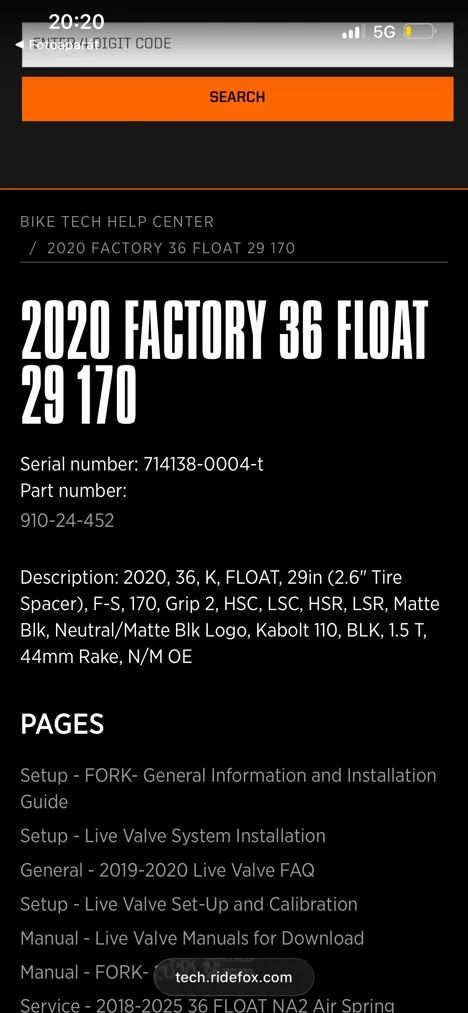 Fox 36 Float Factory 29 170 