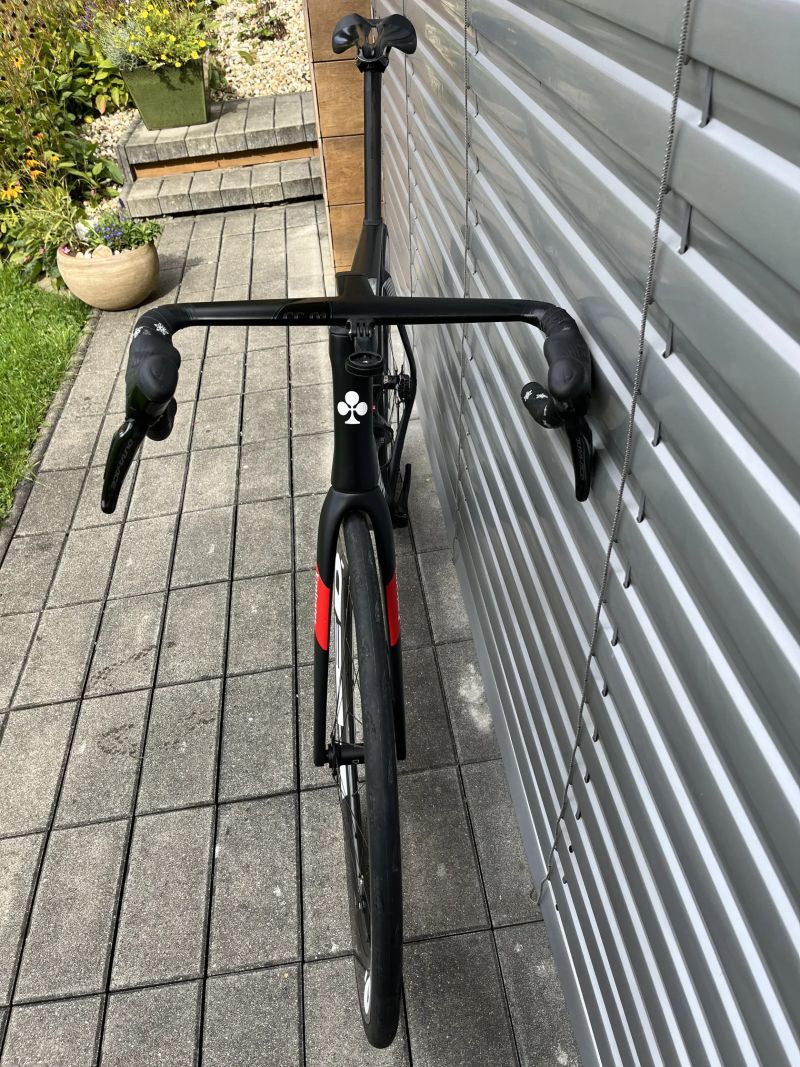 frameset Colnago V4RS UAE Emirates s kokpitom, HED kolesá