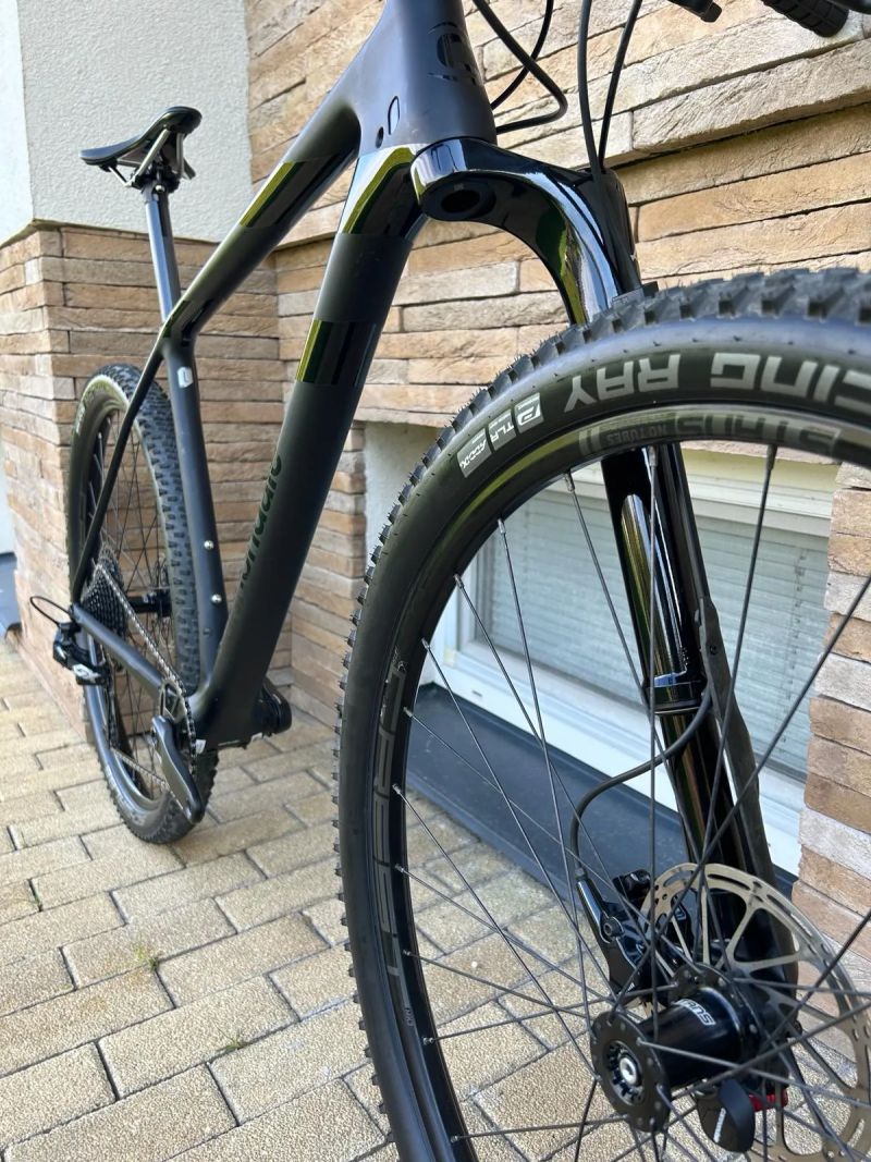 Cannondale hardtail Carbon, Lefty ocho, vel. L