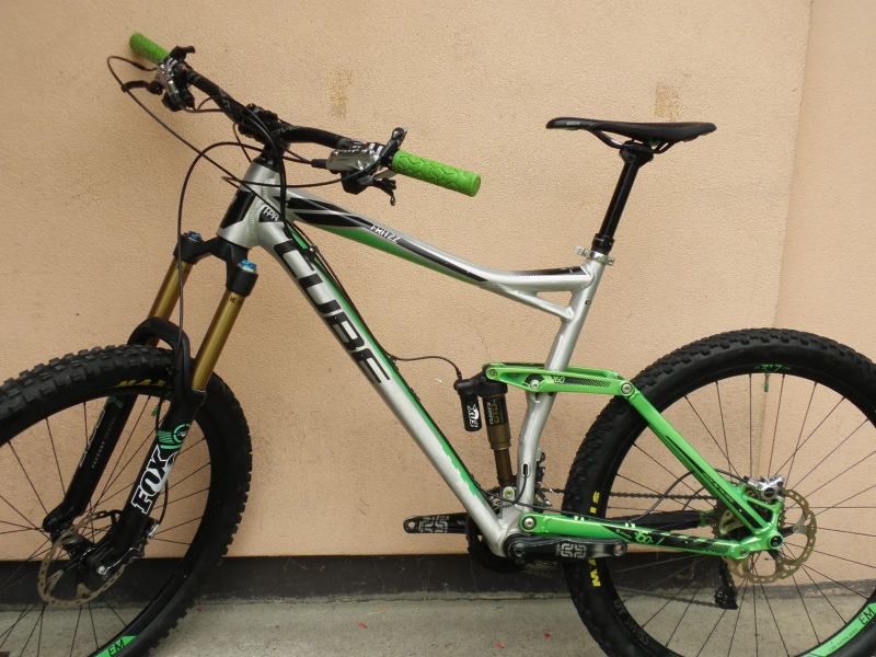 Enduro Cube Frizz 160 HPA TM-odpružení FOX Kashima