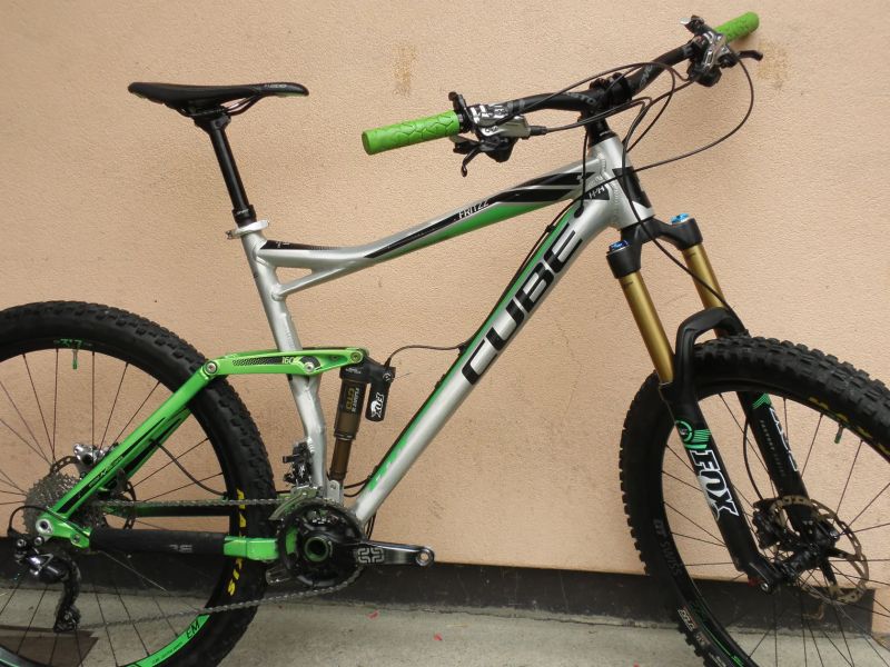 Enduro Cube Frizz 160 HPA TM-odpružení FOX Kashima