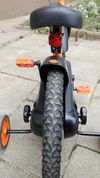 Prodám dětské kolo Btwin 500 Robot 14" oranžovo-černá barva, včetně stabilizačních koleček.