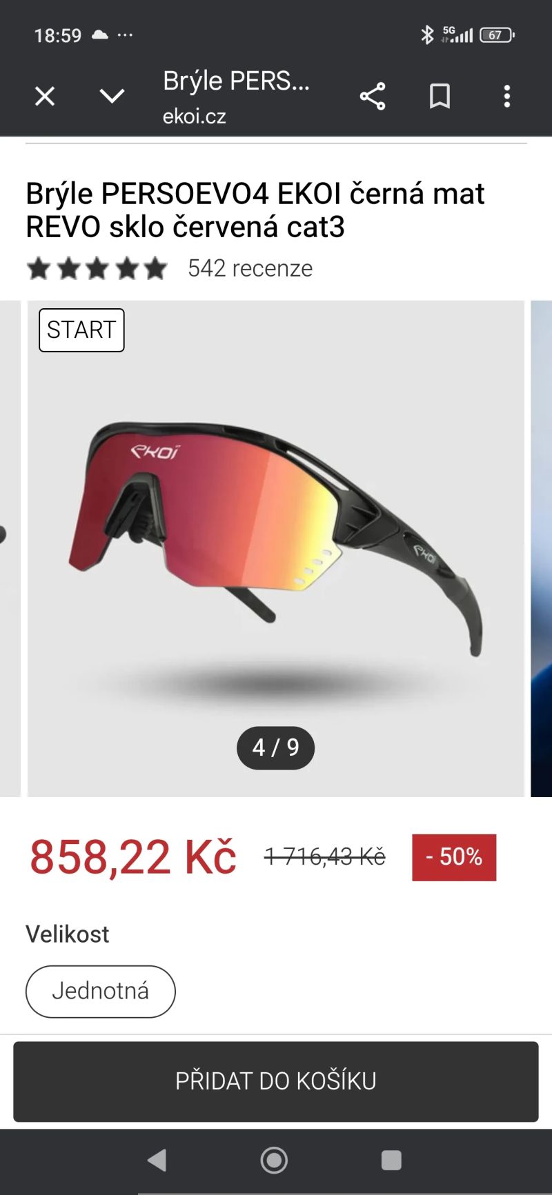 Prodám brýle Ekoï