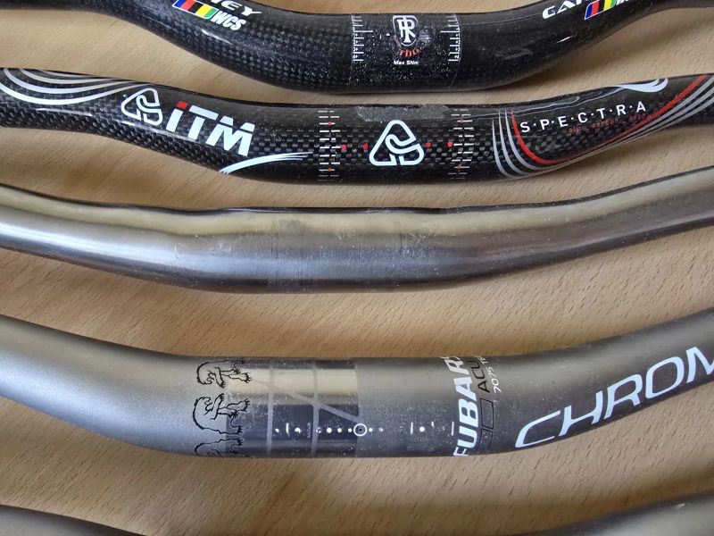 Prodám značková řidítka carbon, titan, alu
