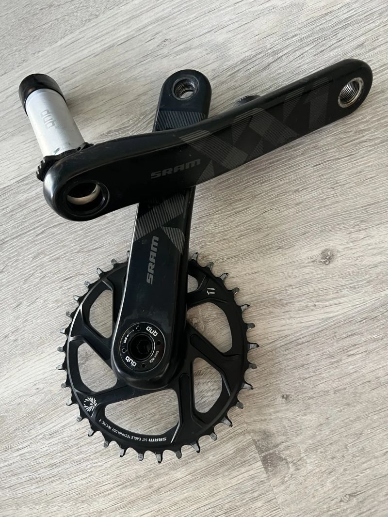 Sram XX1 kliky s wattmetrem 175mm - karbon