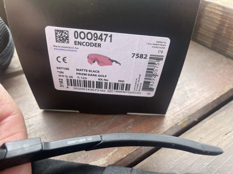 Oakley Encoder Black/Prizm Dark Golf