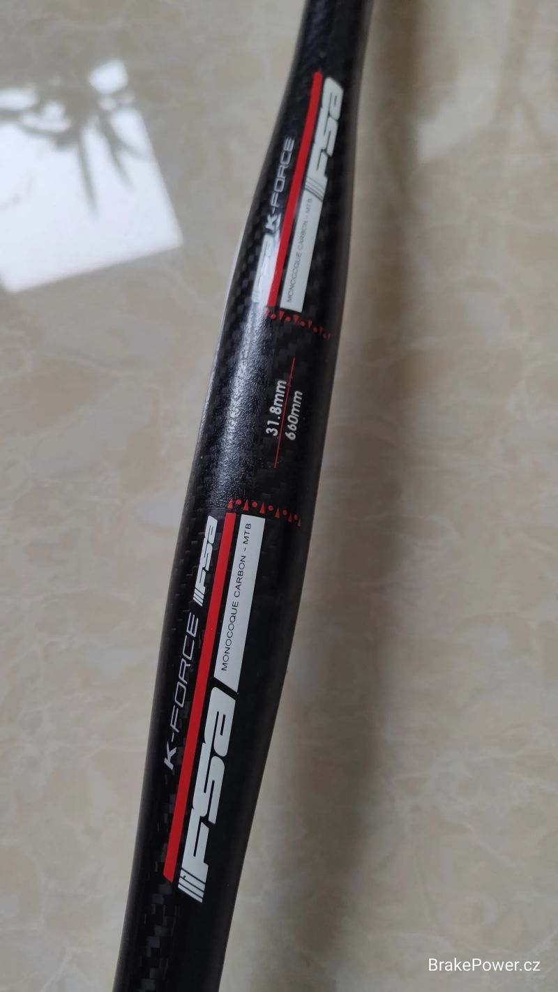 Řidítka va představec FSA carbon 