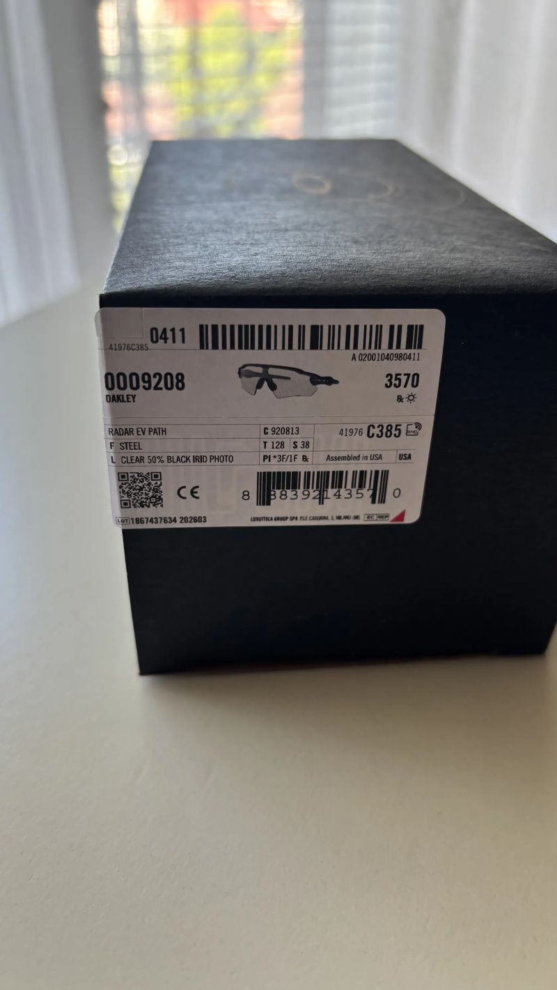 Oakley Radar EV Path brýle, steel/Clear to Black Iridium Photochromic