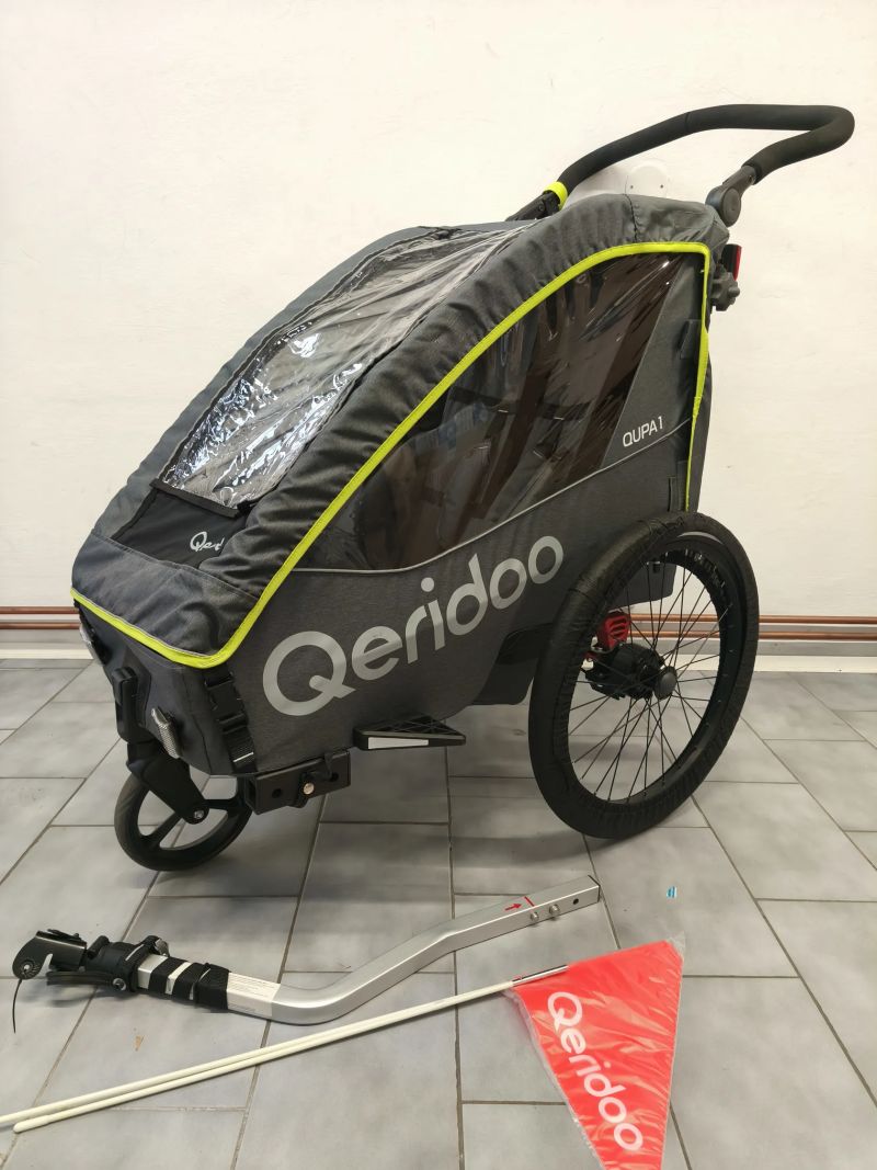 Vozík za kolo QERIDOO Qupa1 - STAV NOVÉHO ZBOŽÍ