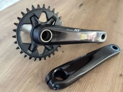Kliky Shimano XT s převodníkem 30z
