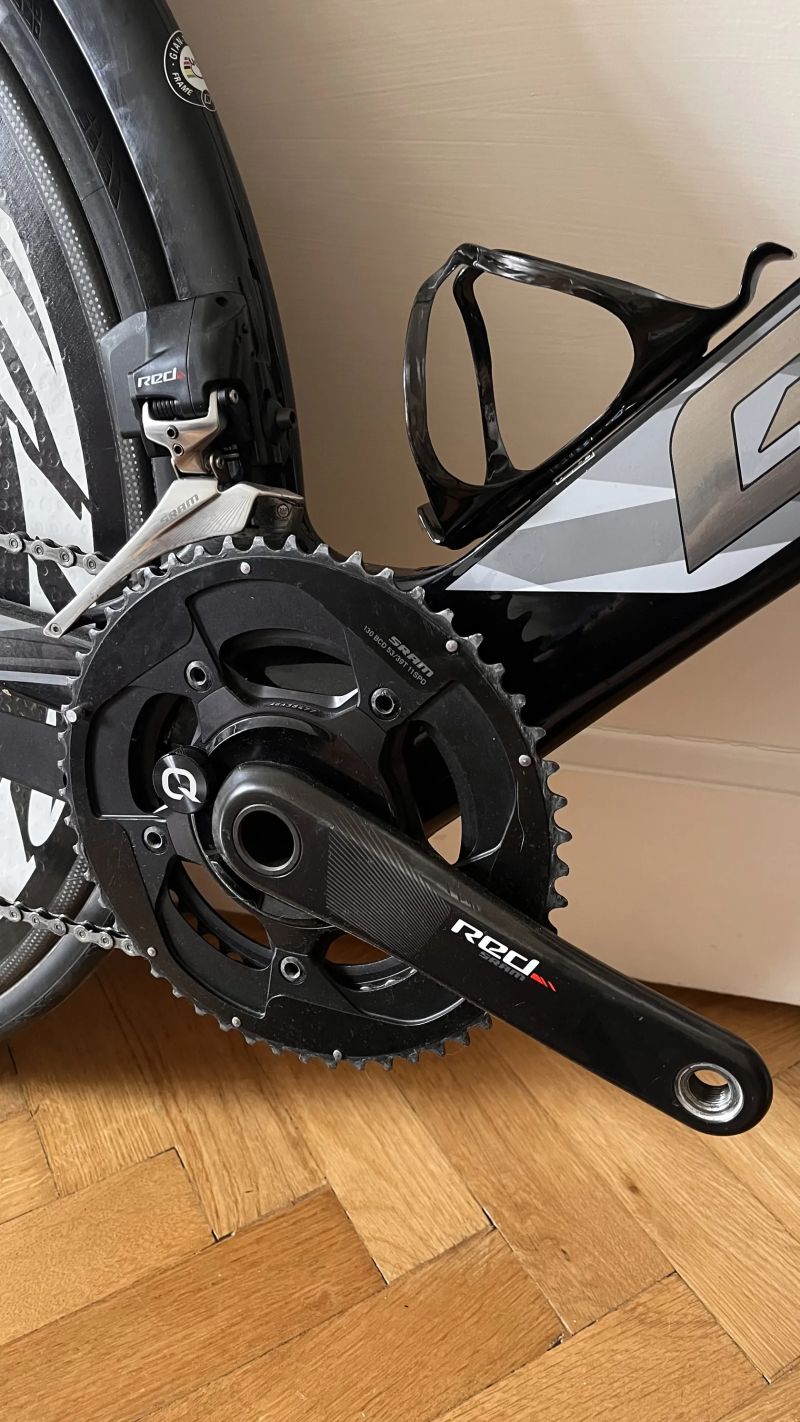 Giant Trinity Advanced (2021) | SRAM Red | Quarq PM | Zipp + disk | Aerocoach
