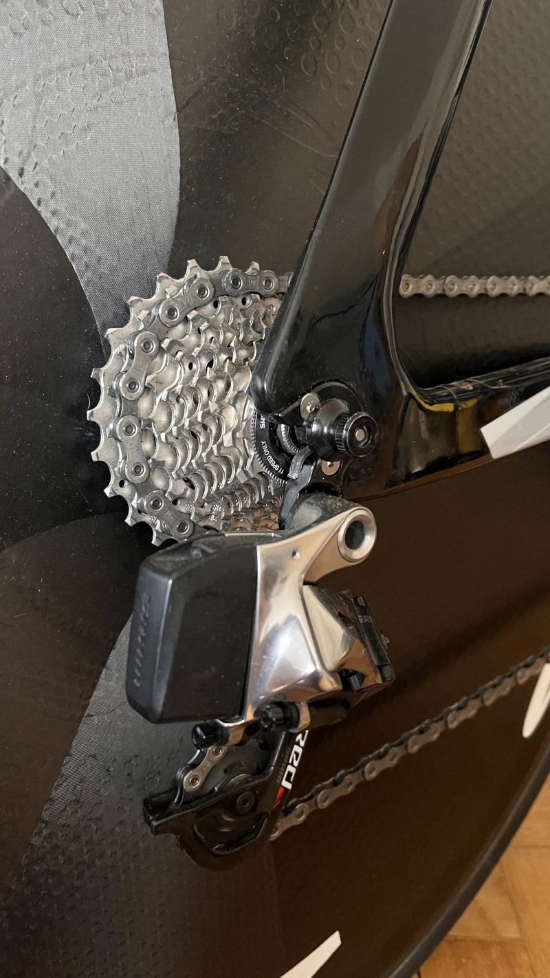 Giant Trinity Advanced (2021) | SRAM Red | Quarq PM | Zipp + disk | Aerocoach