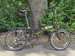 Skládací kolo Dahon Vitesse D8, pěkný stav, ideální na dojíždění po městě