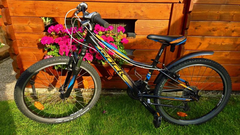 Dětské kolo 24" Machine Surge 7-12let postava 120-150cm po servisu 