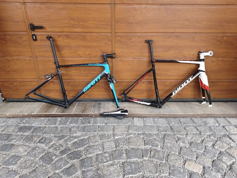 rámová sada GIANT silničního Defy 0 AluXX vel.M a TCX SLR 2 vel.ML