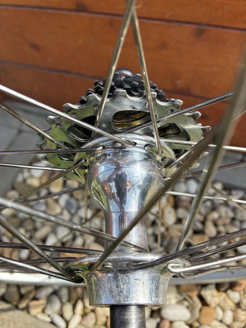 Zadní výplet s nábojem a kazetou Campagnolo