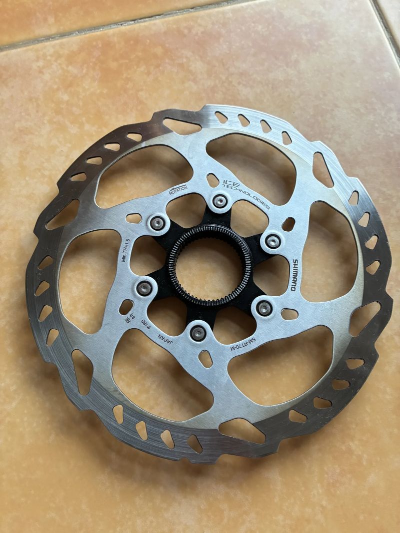 Shimano SLX SM-RT70 180 mm Center Lock Ice technologies