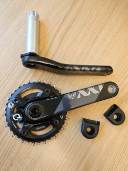 Wattmetr Quark s karbonovými klikami SRAM XX1 Eagle, DUB, 175mm, 36z