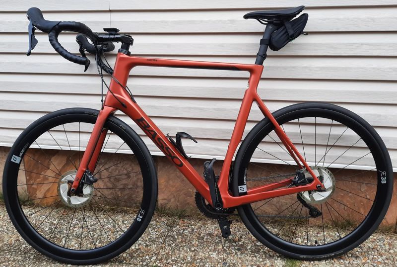 BASSO ASTRA DISC, SAMOA RED, SHIMANO ULTEGRA 8020, MICROTECH RE38, 2022