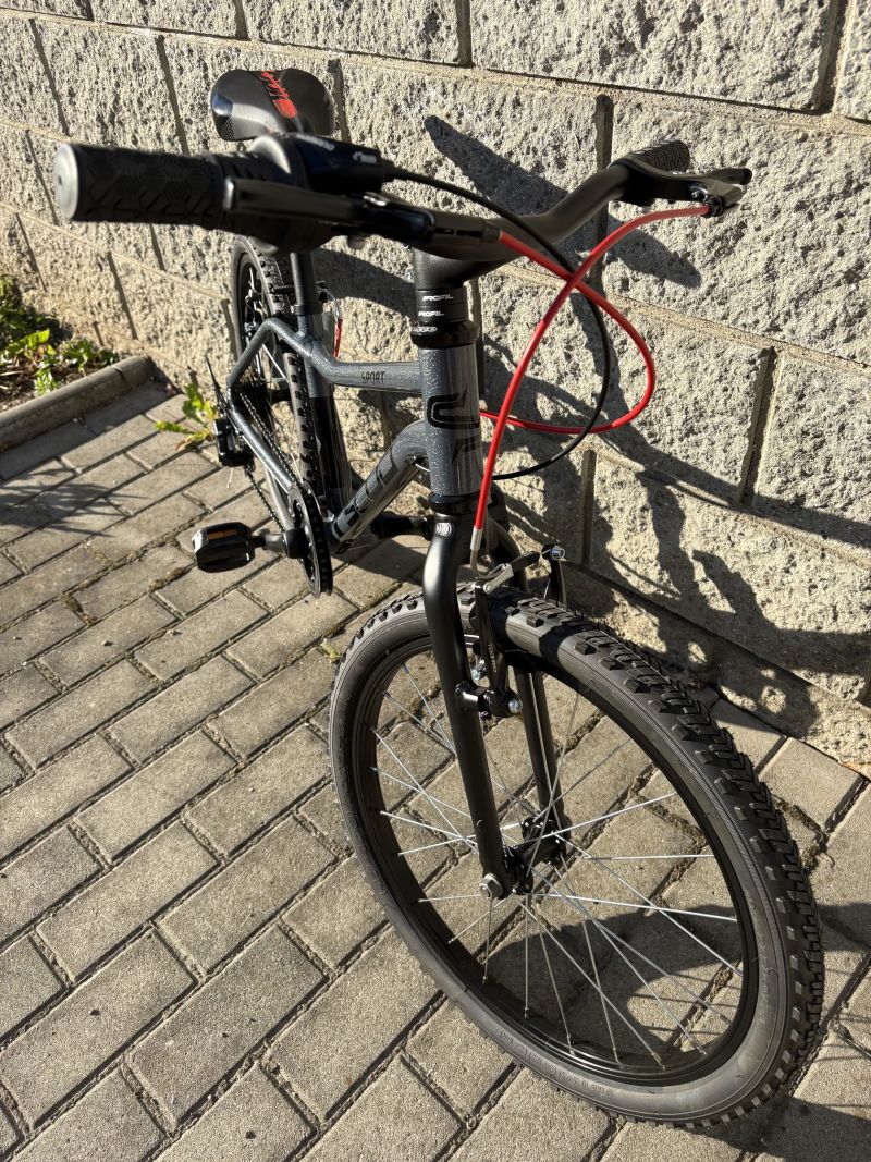 SCUD 20'' GRIPSHIFT 1x7 V-brake - šedá - nové