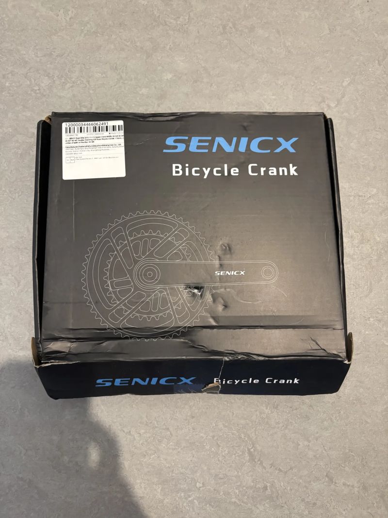 Nové kliky Senicx 175mm, převodníky 50-34
