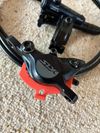 Shimano SLX 2-piston přední a zadní brzda + třmeny