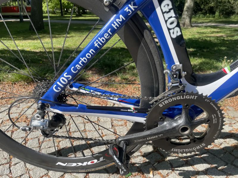 Exkluzivní časovkářské / triatlonové kolo od kultovní italské značky Gios - Aeromaster