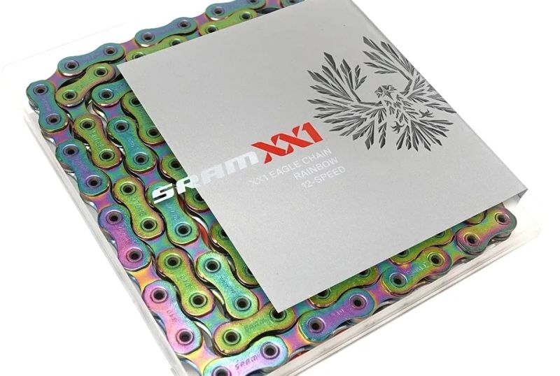 nový Sram PC XX1 Eagle, 12s, 126 článků, rychlospojka, Rainbow