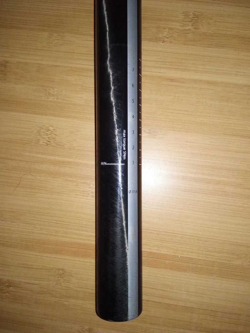 Sedlovka 3T Stylus 0 LTD Carbon 31,6x420, 199g