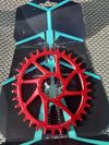Převodník garbaruk oval 34 T red pro Cannondale 