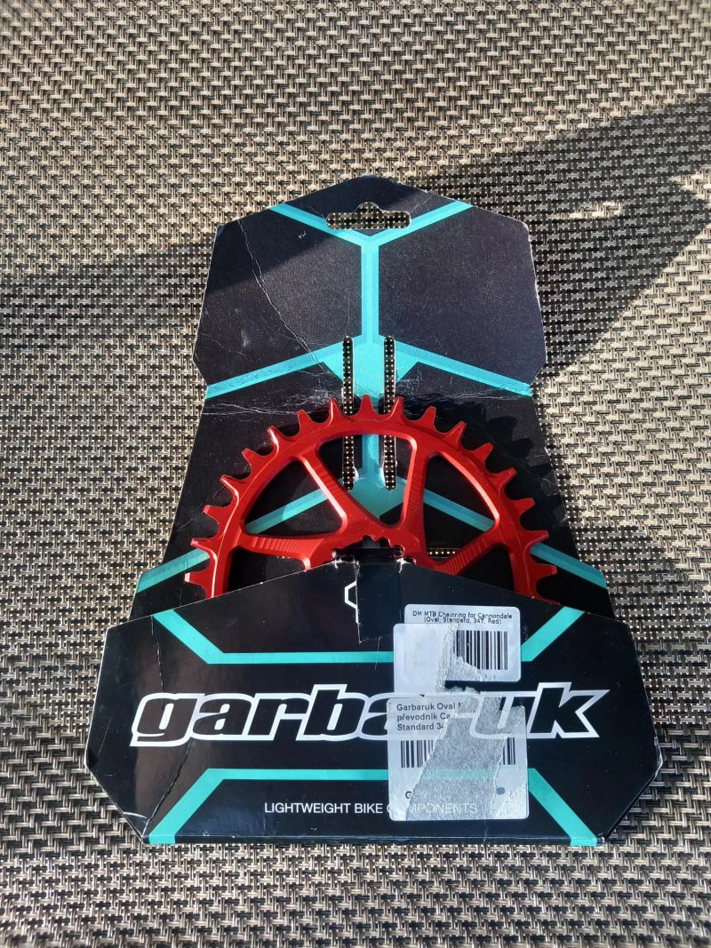 Převodník garbaruk oval 34 T red pro Cannondale 