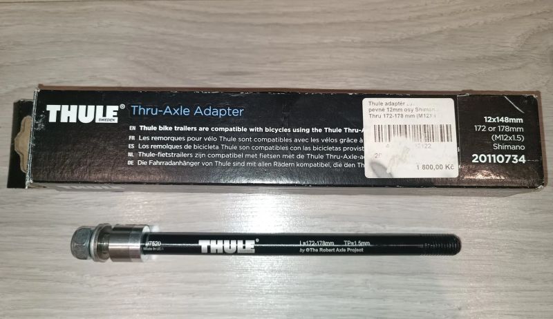 Thule Chariot axle mount závěs ezHitch pevná osa Rapilock RadoxX Trailer AxXle 
