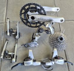 Sada 3x9 Shimano XT vč. klik HT II