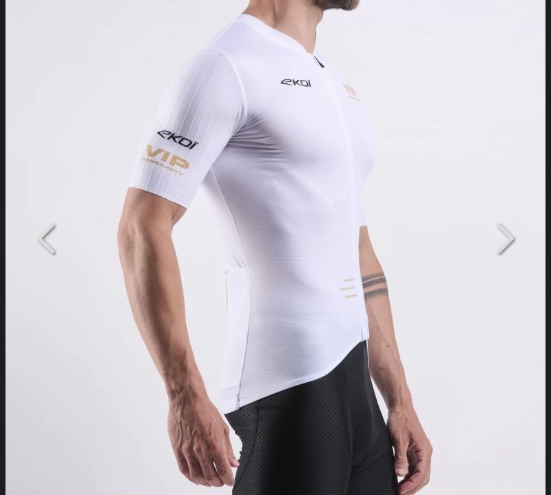Cyklistický dres EKOÏ Perf VIP bílý