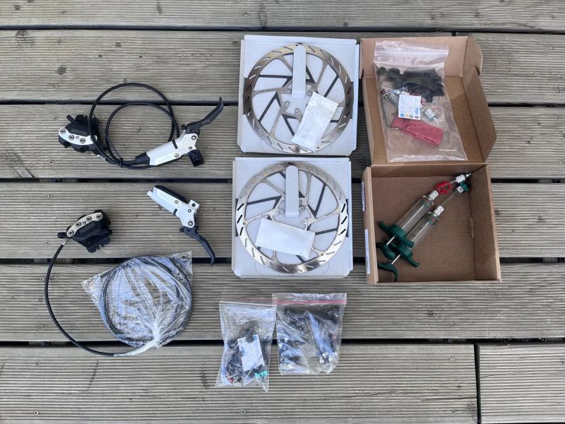 Sram Maven Ultimate komplet sada + disky + odvzduš. sada