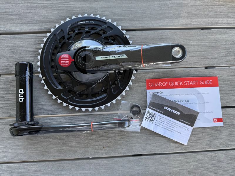 Sram Force AXS Quarq DUB kliky s wattmetrem, 2x12, 48/35T