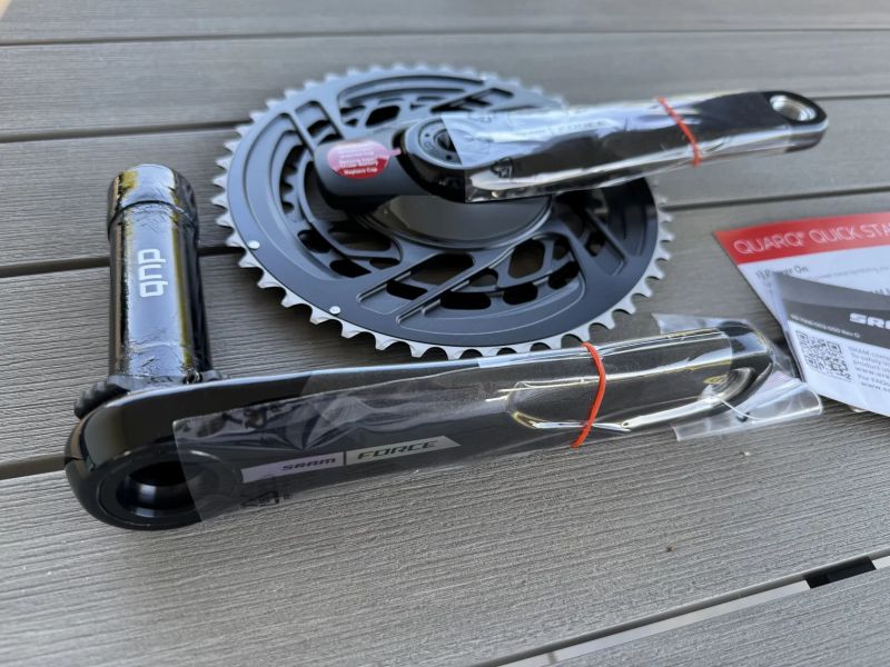 Sram Force AXS Quarq DUB kliky s wattmetrem, 2x12, 48/35T