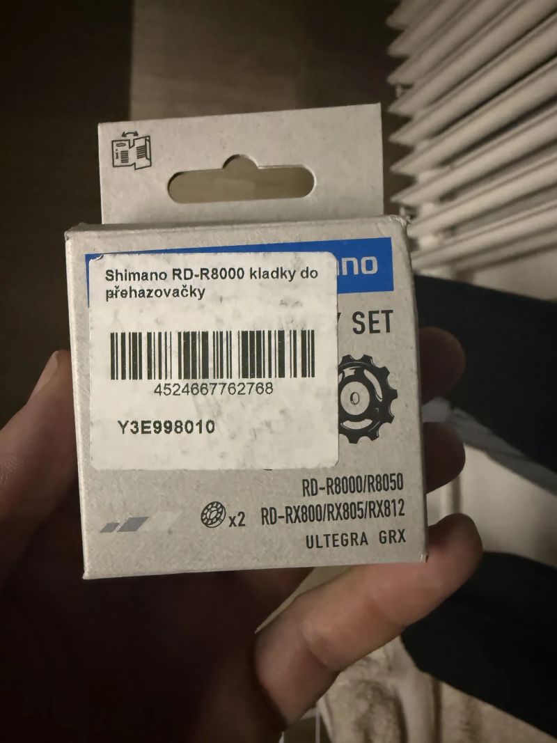 Shimano Ultegra GRX RD-R8000 kladky do přehazovačky