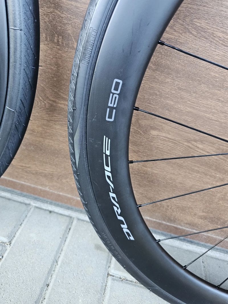 Shimano DURA-ACE C50 - WH-R9270 zapletená kola + pláště Pirelli Cinturato