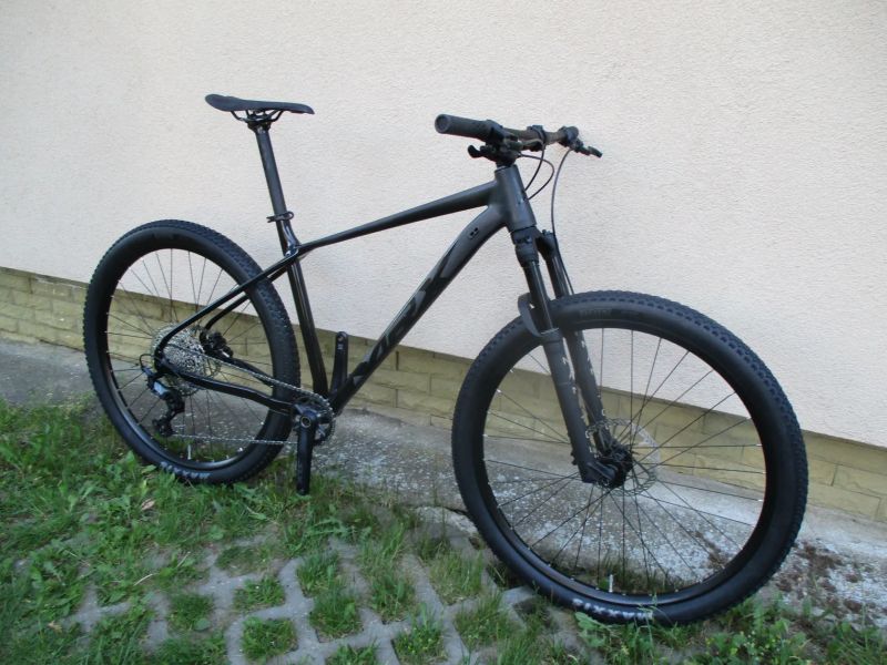Nové lehké 29" kolo MRX ER25 V219,5", vidlice Manitou Machete air, Shimano SLX 1x12, BOOST pevné osy