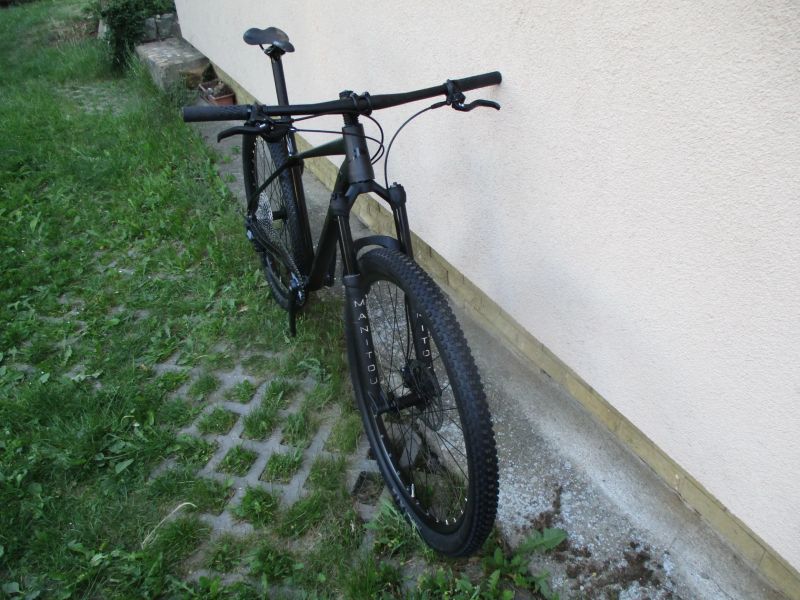 Nové lehké 29" kolo MRX ER25 V219,5", vidlice Manitou Machete air, Shimano SLX 1x12, BOOST pevné osy