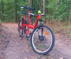 Dvojkolo Elektrokolo Dětské | Tandem pro dospělého s dítětem v provedení: Expediční MTB