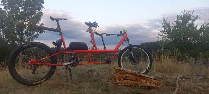 Dvojkolo Elektrokolo Dětské | Tandem pro dospělého s dítětem v provedení: Expediční MTB