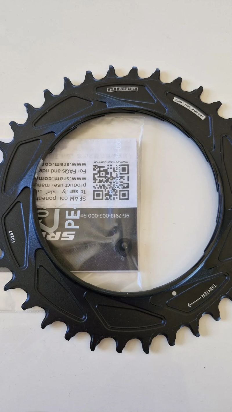 Převodník SRAM T-TYPE 36T Powermeter Threaded 0mm Offset Eagle