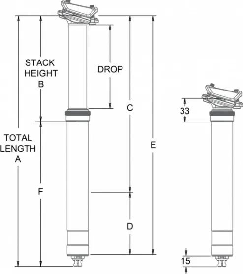 ONEUP Dropper post 30,9 / 150mm