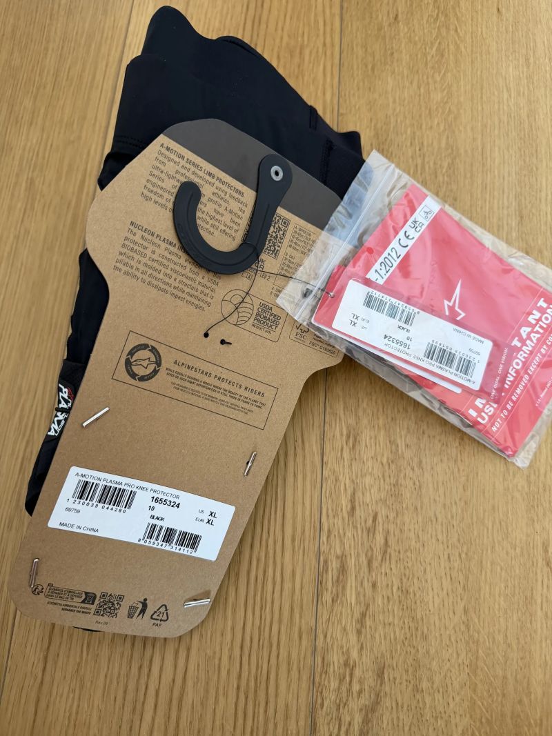 nové chrániče kolen Alpinestars A Motion Pro XL