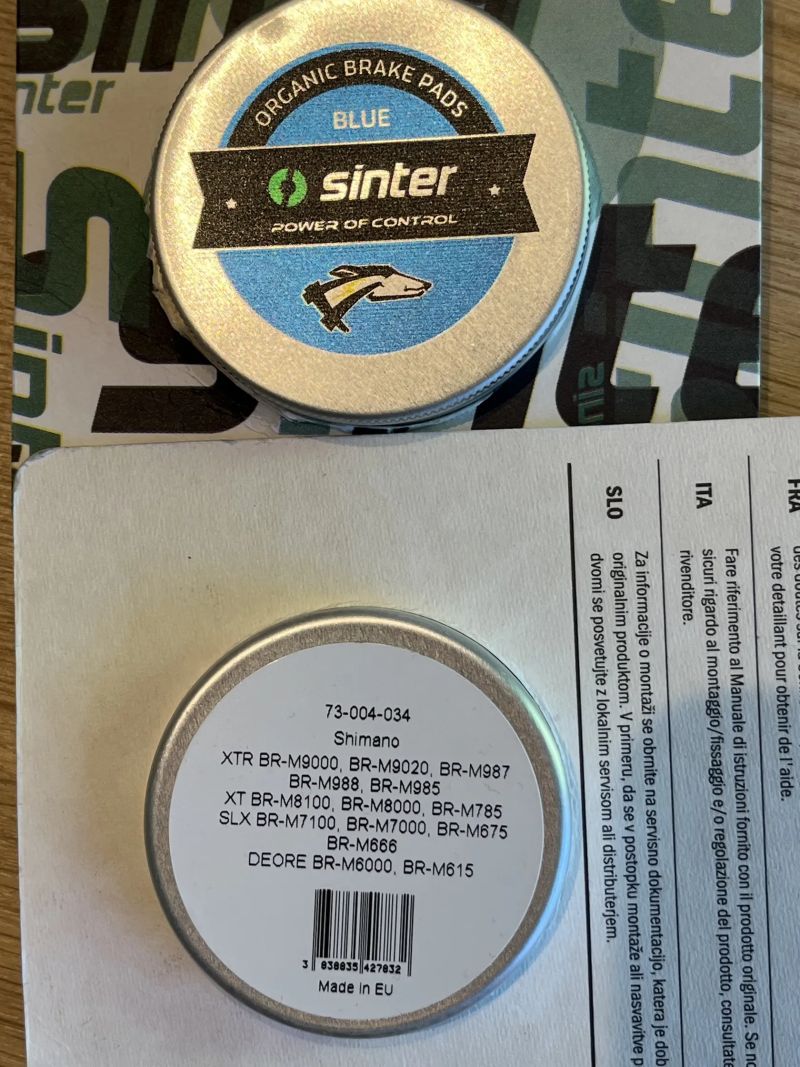 Brzdové desky Sinter type G pro Shimano