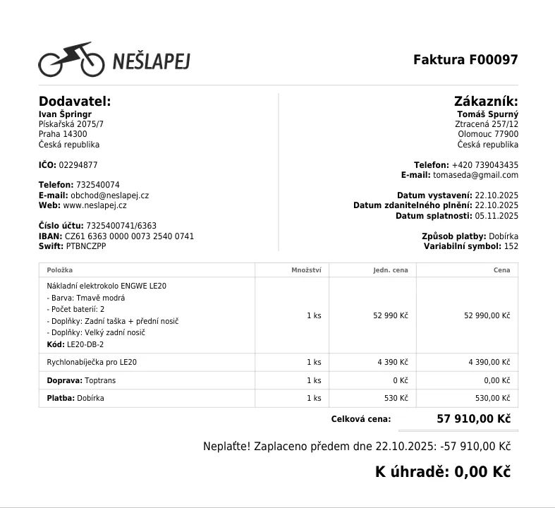 Enguie LE20, PC 57 910Kč