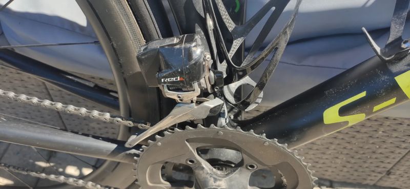 SRAM Red eTap + Roval CLX 50 CeramicSpeed na rámu S-Works SL6 (Prasklá vzpěra)